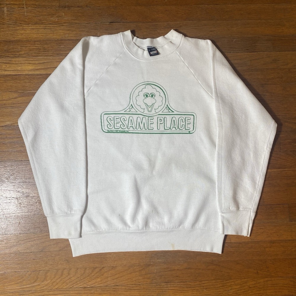 Vintage 1987‎ Sesame Place Big Bird Muppets Crewneck Women's Small